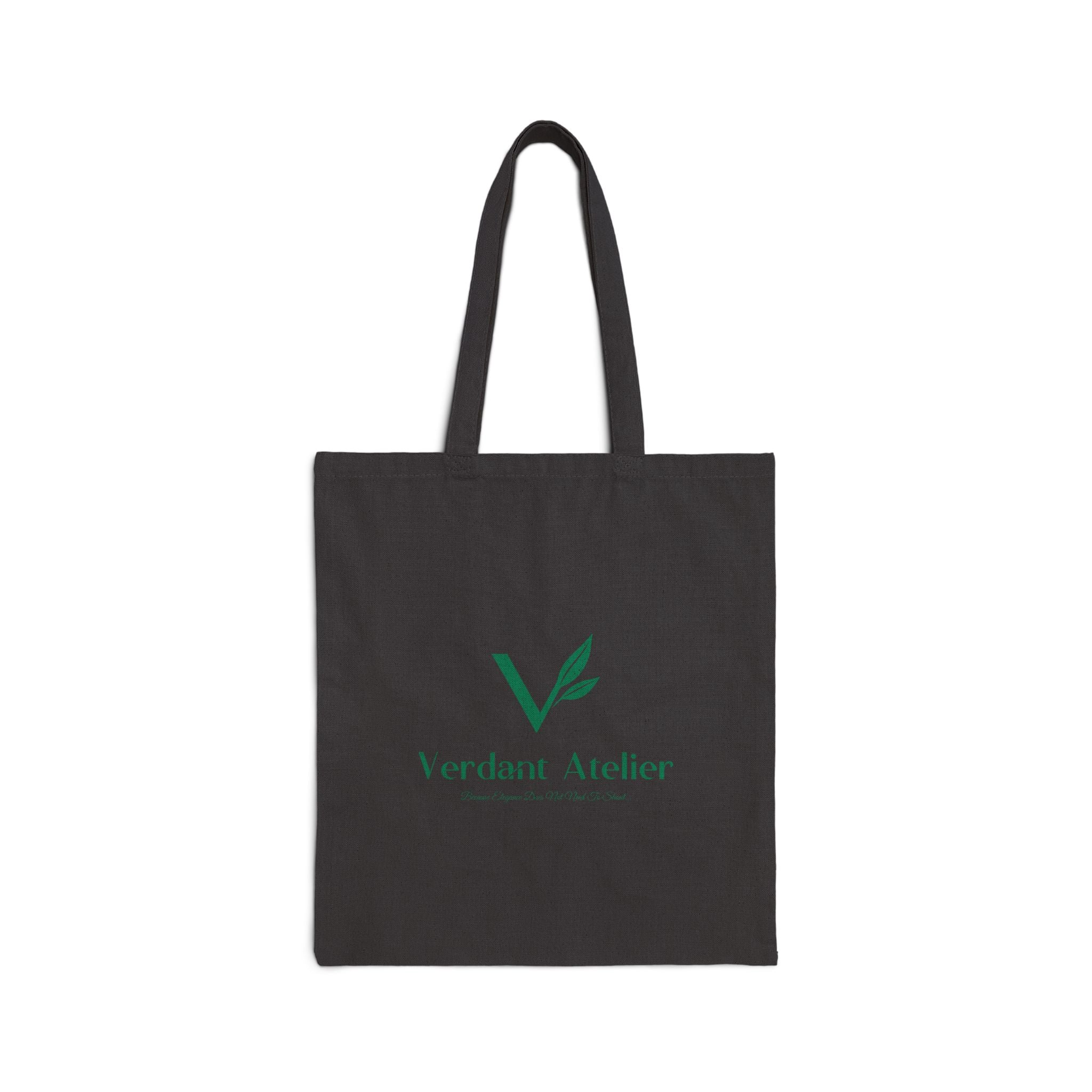 Canvas Tote Bag — Verdant Atelier Logo Eco Shopper
